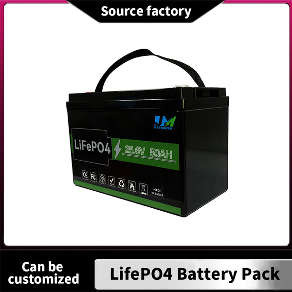 25.6V 50AH Lithium Ion Batteries