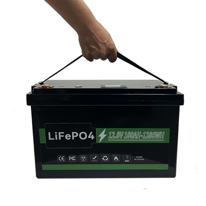 12.8v100ah 1.28kwh lifepo4 battery