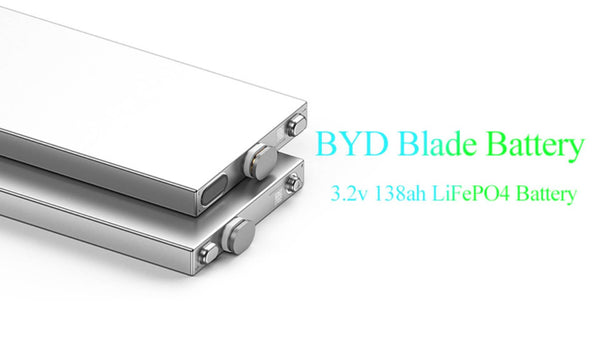 JMBatteries BYD 138Ah LiFePO4 A Grade Blade Battery Cells